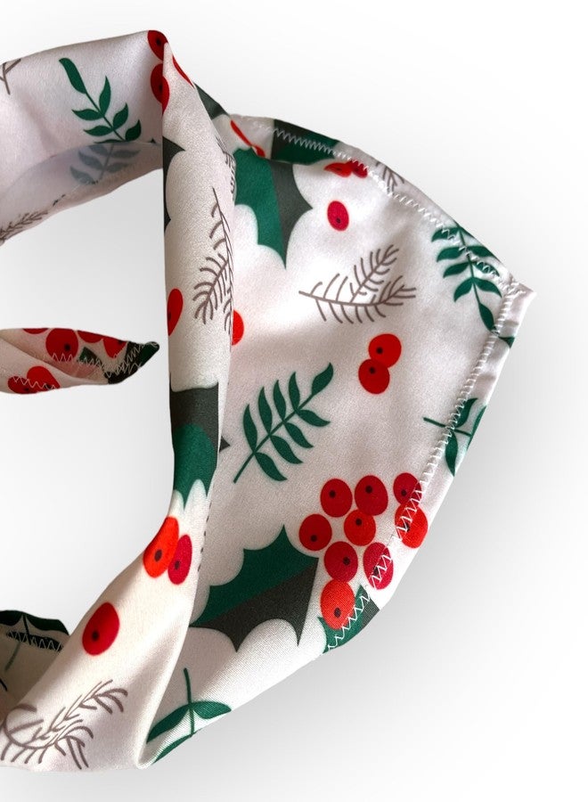 دبليو وشاح للكلاب بتصميم شجرة عيد الميلاد من W Brings | هذا الوشاح الرائع بتصميمه المذهل هو الإكسسوار المثالي للكلاب الكبيرة والمتوسطة والصغيرة. مقاس واحد يناسب الجميع. - Image 5